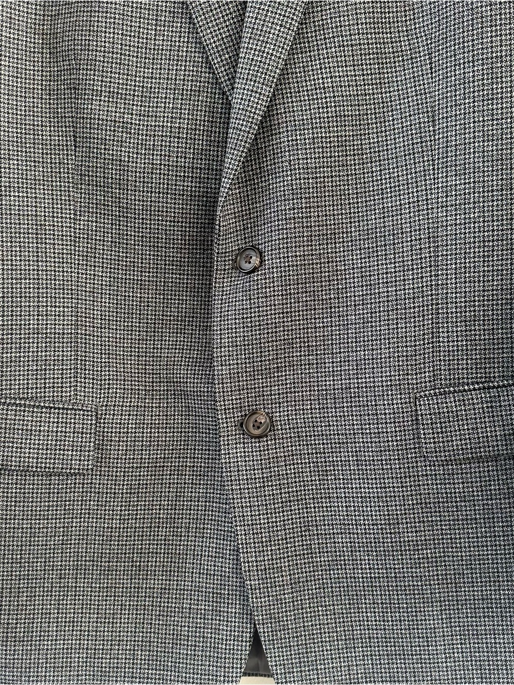 Vintage Ralph Lauren Gray Houndstooth Sport Coat 40R - Picture 8 of 11